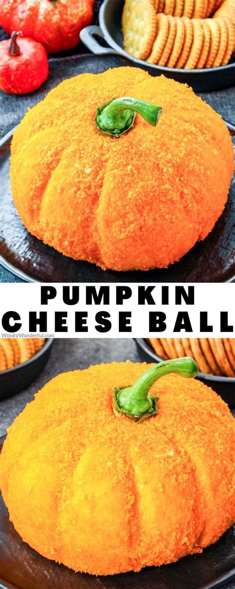 Pumpkin Cheese Ball Wonkywonderful