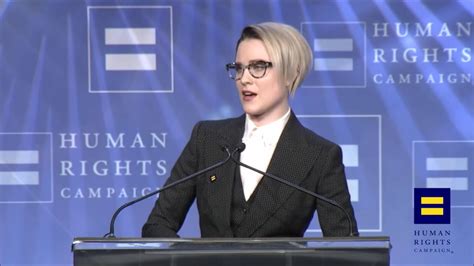 Evan Rachel Wood Coming Out As Bisexual Hrc Speech Clip Youtube