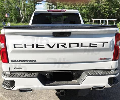 Car And Truck Decals Emblems And License Frames Chevrolet Tailgate Truck