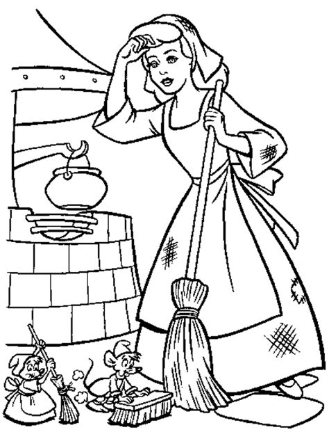 Disney princess has always been a favorite of children. Cinderella Coloring Pages - Coloringpages1001.com ...