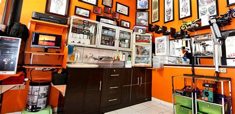 This is artisan tattoo shop by nick heisler on vimeo, the home for high quality videos and the people who love them. inside tattoo shop | Contemporary living room design, Tattoo shop decor, Tattoo shop