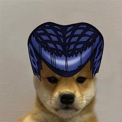 Josuke Dogwifhat Dogwifhat In 2020 Jojo Anime Dog Icon Jojo