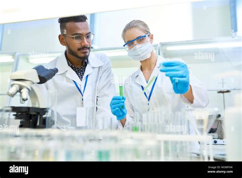 Scientists Doing Research In Medical Laboratory Stock Photo Alamy