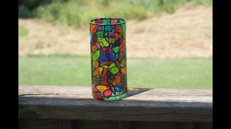 Maybe you would like to learn more about one of these? DIY Stained Glass Vase | Glass vase, Faux stained glass, Stained glass