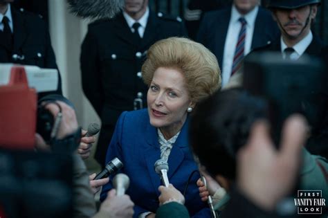 the crown releases first look photos of diana and margaret thatcher