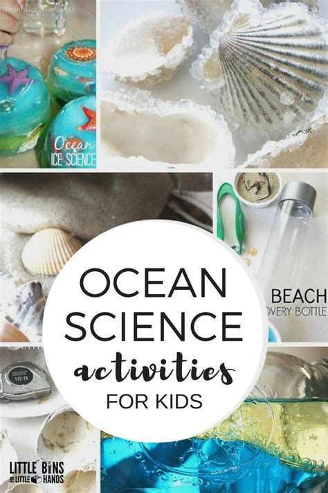 Preschool science activities_nature, help to engender a life long love for creation. Ocean Science Activities and Experiments for Kids