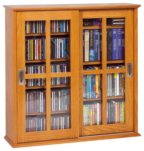 Small media cabinet with glass doors. Mission Style Sliding Glass Door Wall Mounted ...