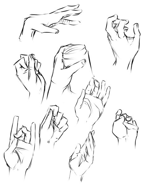 Hand Study 2 By Moni158 On Deviantart