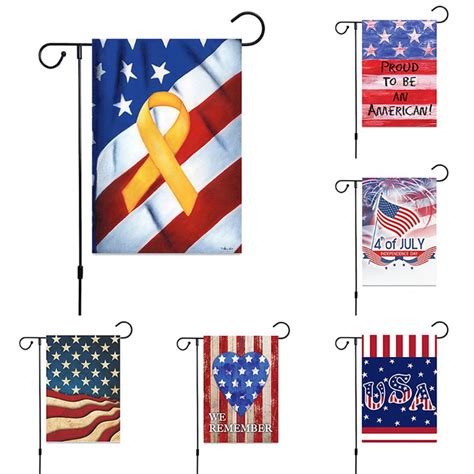 4th Of July Garden Flag Indoor Outdoor Home Decor Printing Yard Festive Collection T For