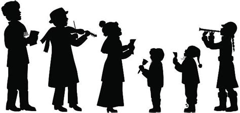 Caroler Clip Art Vector Images And Illustrations Istock