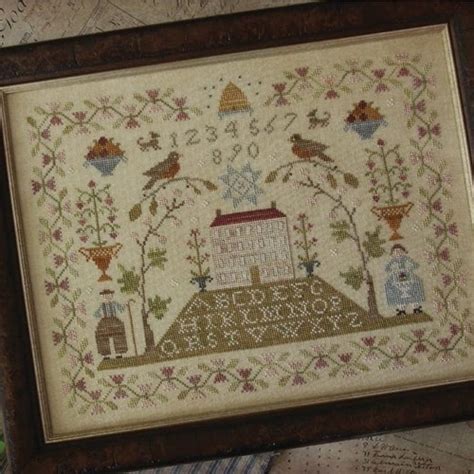 With Thy Needle Quaker Handework Counted Cross Stitch Patterns Etsy