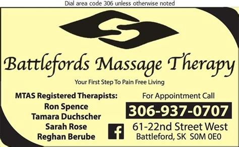 Battlefords Massage Therapy In North Battleford Sk Mysask411