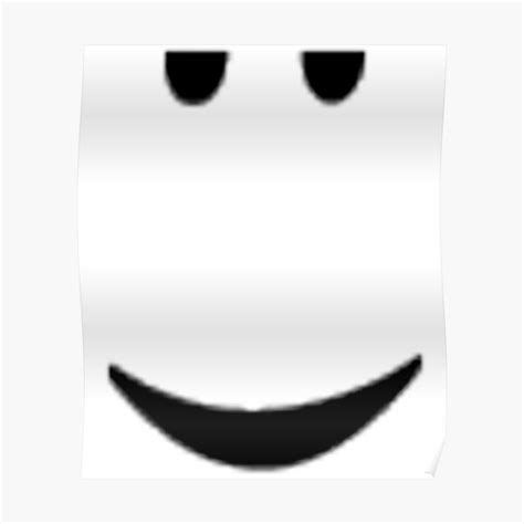 Roblox Chill Face Poster By Cuttingroomz Redbubble