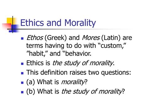 Ppt Ethics And Morality Powerpoint Presentation Free Download Id