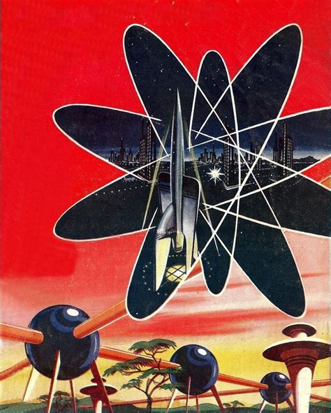 Atomic Age Illustration Retro Futurism Space Age Retro Future