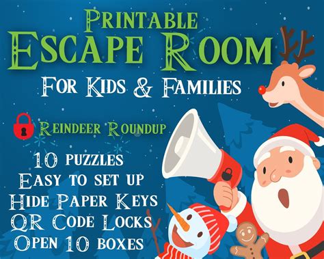 Christmas Escape Room Printable Printable World Holiday