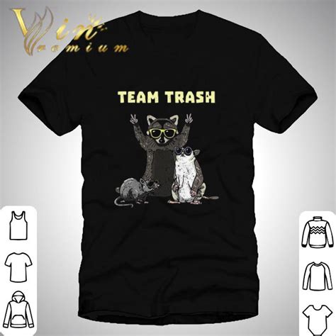 Team Trash Opossum Raccoon Rat Animals Garbage Gang Shirt Hoodie