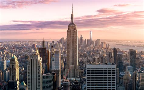 Manhattan Skyline New York City Wallpapers Wallpapers Hd