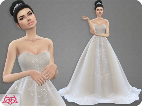 Sims 4 Ccs The Best Wedding Dress 7 Original Mesh By Colores Urbanos