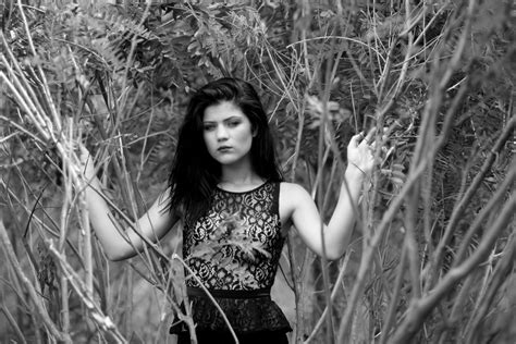 free images tree forest grass black and white girl brunette model spring fashion