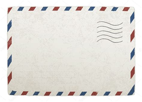Vintage Mailing Envelope Vector Template For Your Designs Eps 10
