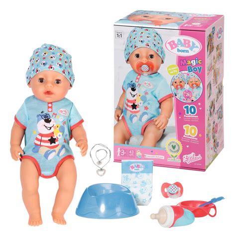 Buy Baby Born Soft Touch Boy 43cm With Magic Dummy Realistic Doll