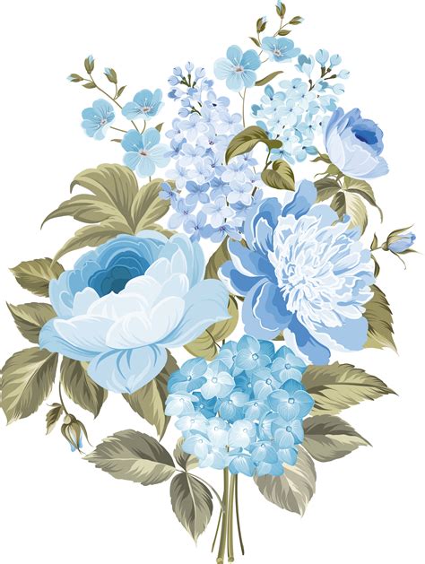 Blue Flowers Png Beautiful Insanity