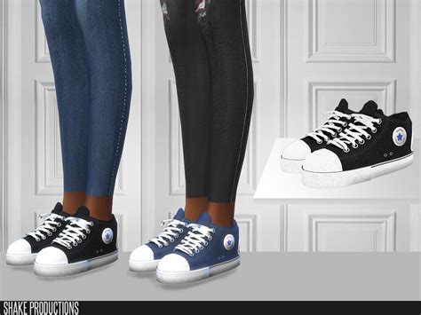 The Sims Resource 455 Sneakers By Shakeproductions Sims 4 Downloads