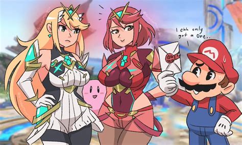 Congratulations To Pyra And Mythra On Getting Into Smash Super Smash