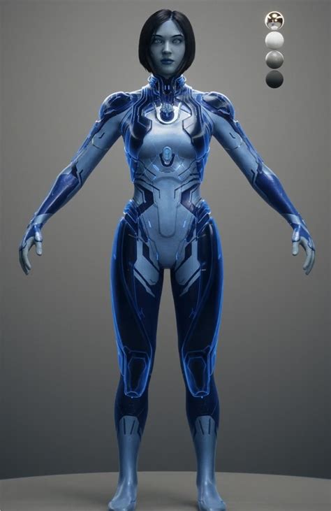 Imagen Cortana Render Frente H5g Halopedia Fandom Powered By