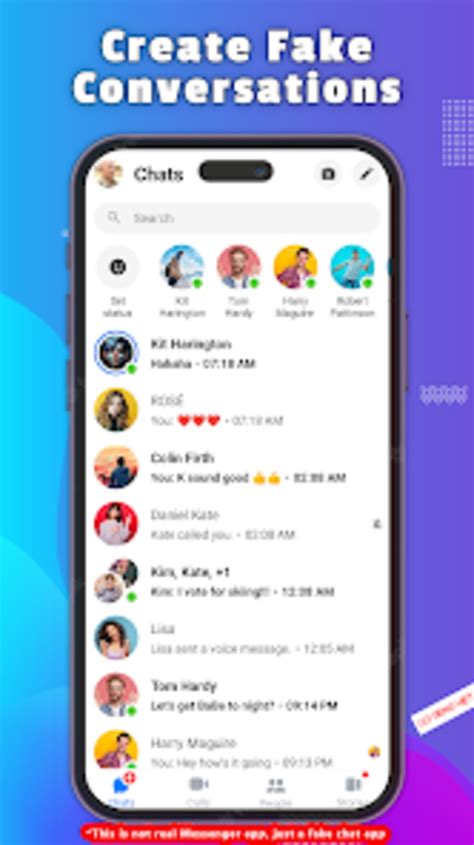 Fake Chat Messenger Prank لنظام Android تنزيل