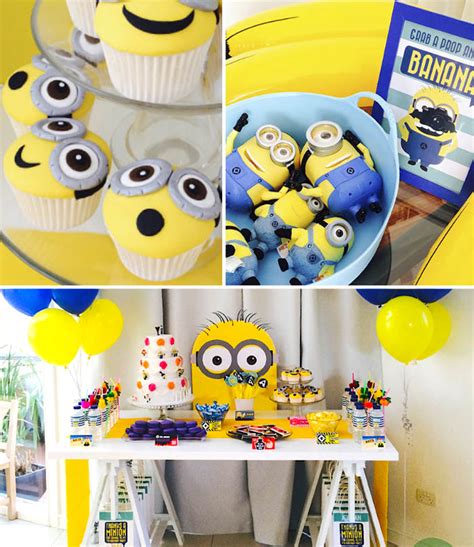 Karas Party Ideas Minion Themed Birthday Party With So Many Cute Ideas
