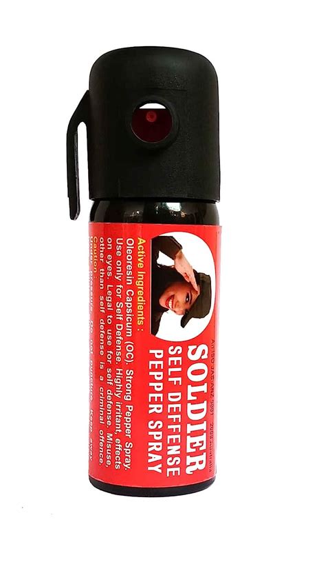 Buy Soldier Self Defense Pepper Spray For Women Safetyprotection Red