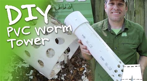 How To Make A Diy Worm Tower For Your Garden