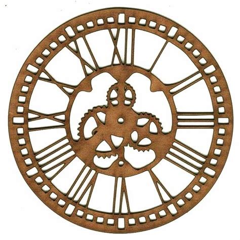 A Large Metal Clock Face With Roman Numerals