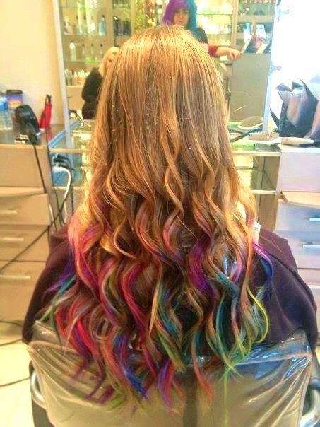 Rainbow Ombré Hair Musely