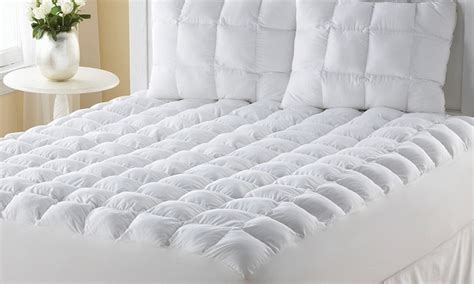It is a product of 100% plush polyester. Wellrest Magic Loft Mattress Pad | Groupon Goods