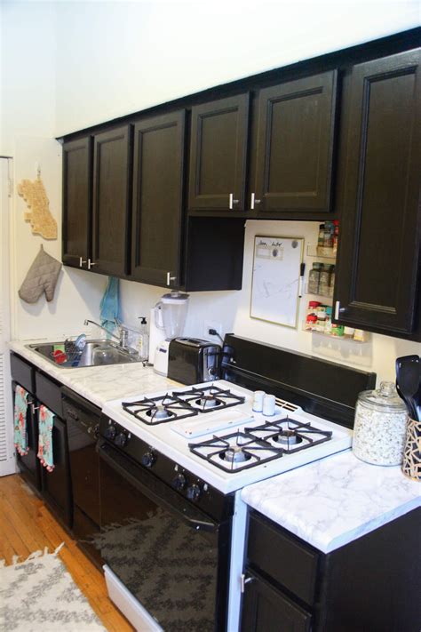 Unless they're a priceless family heirloom, there's a simple solution: An Easy Rental Kitchen Redo - love always, audrey | Rental ...