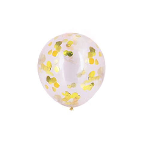 Mioparty™ Party Balloons 12 Inches White Pink Gold Confetti Balloon