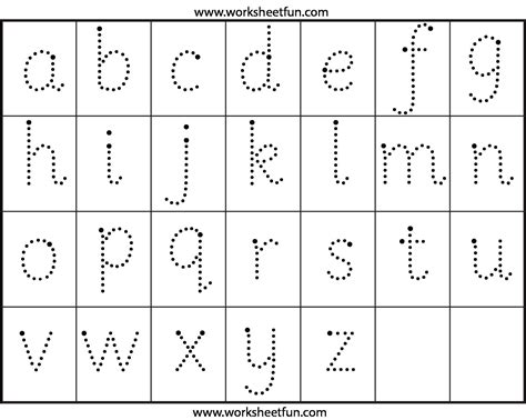 Abcd Tracing Worksheet