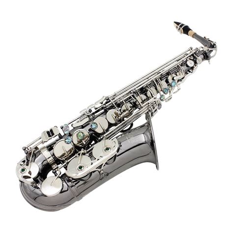 Professional Bend Eb E Flat Alto Saxophone Sax High Quality Brass Black