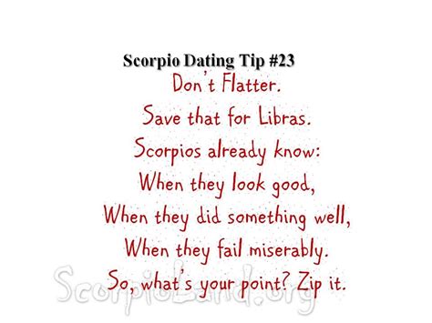 The endearing and often gentlemanly characteristics of a cancer man only truly shine when he feels secure within a relationship. Scorpio Dating Tip #23: Is your Scorpio cynical when you ...