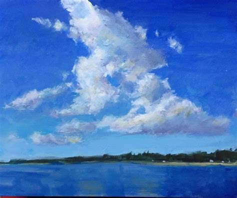 Sky And Clouds Summer Sky Sky And Clouds Acrylic Painting