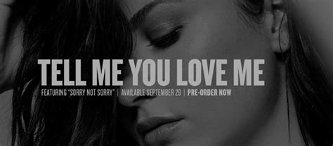 Demi Lovato Announces New Album Tell Me You Love Me Front Row Live Entertainment