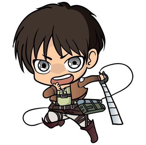How To Draw Eren Chibi Anime Drawing Attack On Titan