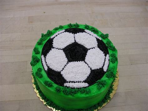 Soccer Cake — Soccer Futball Soccer Cake Soccer Birthday Cakes