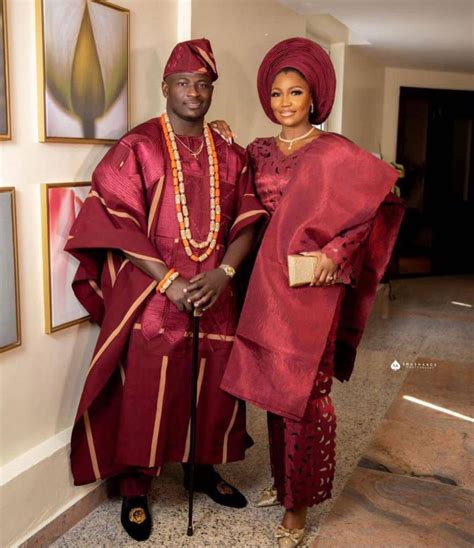 Couples Matching Aso Oke Outfits Twotoned Aso Oke Nigerian Etsy