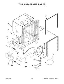 Maybe you would like to learn more about one of these? Parts for KitchenAid KDTE254ESS2 Dishwasher ...