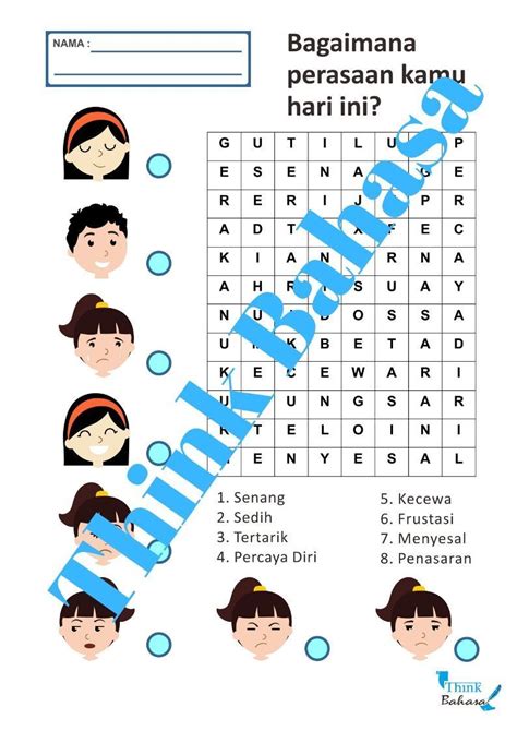 Worksheet Bahasa Indonesia Kelas 1 Sd Foto Modis
