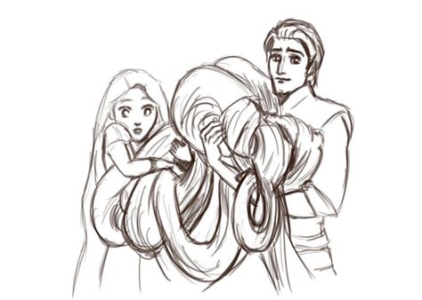 Tangled Lineart By On